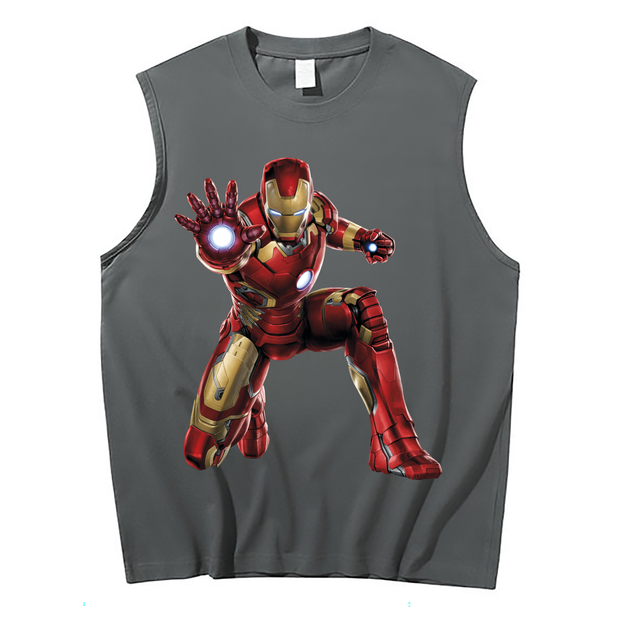 （画像用） アベンジャーズ The Avengers コットン100％タンクトップ（フロントプリント）